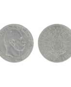 Silver. Silver coin 5 marks. Germany 1876. 