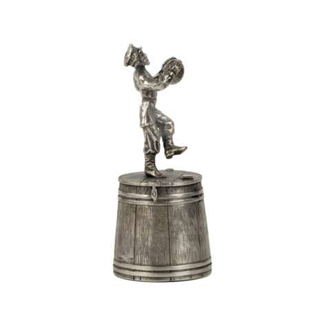 Silver cup Dancing man with a tambourine. Silver 84 Neo-Russian 21th century - photo 2
