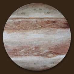 Картина с планетой Юпитер. Космос.