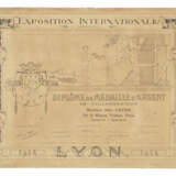 A GROUP OF TWO: A SILVER MEDAL DIPLOMA AMENDED TO MR. JULES GATINE OF MAISON VUITTON AT THE LYON INTERNATIONAL EXHIBITION & A LOUIS VUITTON LETTERHEAD INVOICE FOR TRUNK ELEMENTS SIGNED BY LOUIS VUITTON - Foto 2