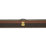 RARE, MONOGRAM CANVAS FISHING TRUNK WITH BRASS HARDWARE - Foto 3