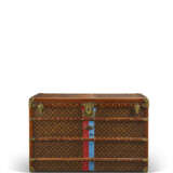 A MONOGRAM CANVAS LADY'S HIGH 110 TRUNK WITH BRASS HARDWARE - photo 2