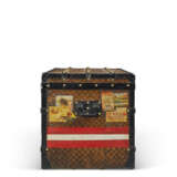 A DAMIER CANVAS MEN LOW 100 TRUNK WITH BRASS HARDWARE - Foto 5