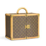 A MONOGRAM CANVAS VANITY TRUNK WITH BRASS HARDWARE BY SHARON STONE FOR AMFAR - photo 2