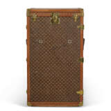 A MONOGRAM CANVAS DESK TRUNK FOR LINEN AND SHOES WITH BRASS HARDWARE - photo 3