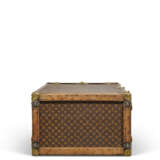 A MONOGRAM CANVAS DESK TRUNK FOR LINEN AND SHOES WITH BRASS HARDWARE - photo 8