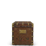 A MONOGRAM CANVAS TRUNK WITH DOORS AND DRAWERS WITH BRASS HARDWARE - фото 6