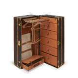 A MONOGRAM CANVAS WARDROBE TRUNK WITH BRASS HARDWARE - photo 1