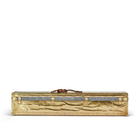 A RARE, HERMETIC COPPER RIFLE TRUNK WITH BRASS HARDWARE - Foto 5