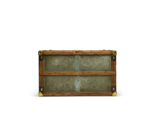 A DAMIER CANVAS CABIN 70 TRUNK WITH BRASS HARDWARE - фото 9