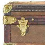 A MONOGRAM CANVAS COURRIER 90 TRUNK WITH BRASS HARDWARE - photo 7