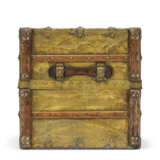 A RARE, HERMETIC COPPER EXPLORER WARDROBE TRUNK WITH BRASS HARDWARE - фото 7