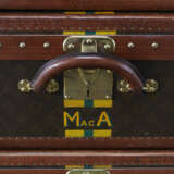 A GROUP OF THREE: A MONOGRAM CANVAS LEATHER BLISTEN 75 & TWO ALZER 75 SUITCASES WITH BRASS HARDWARE - photo 11