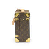 A SPECIAL ORDER MONOGRAM CANVAS PERFUME TRUNK WITH BRASS HARDWARE - фото 5