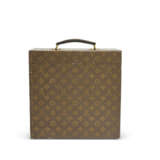 A MONOGRAM CANVAS LP RECORDS TRUNK WITH BRASS HARDWARE - photo 5