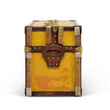 A YELLOW VUITTONITE CANVAS LIBRARY TRUNK WITH BRASS HARDWARE - photo 7