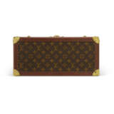 A GROUP OF TWO: A MONOGRAM CANVAS LIBRARY TRUNK & SUITCASE WITH BRASS HARDWARE - photo 12