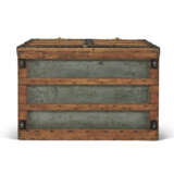 A DAMIER CANVAS TRUNK WITH DOORS AND DRAWERS WITH BRASS HARDWARE - photo 7