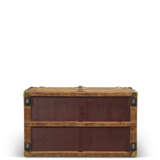 A MONOGRAM CANVAS COURRIER 80 TRUNK WITH BRASS HARDWARE - фото 7