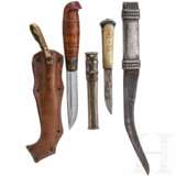 Lothi aus Tibet, Puuko aus Finnland und arabisches Messer, um 1900 - photo 2