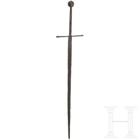 Ritterliches Schwert zu anderthalb Hand, Sammleranfertigung im Stil um 1450 - Foto 1