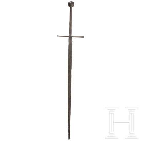 Ritterliches Schwert zu anderthalb Hand, Sammleranfertigung im Stil um 1450 - Foto 2