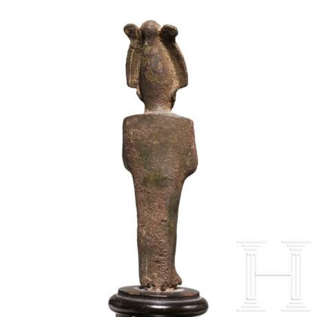 Bronzestatuette des Osiris, Spätzeit, Mitte 1. Jtsd. v. Chr. - Foto 3