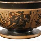 Schale mit schwarzfiguriger Malerei, griechisch, 1. Hälfte 5. Jhdt. v. Chr. - Foto 2