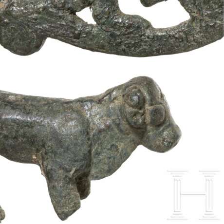 Drei antike Tierskulpturen aus Bronze, griechisch und römisch, 7. Jhdt. v. - 3. Jhdt. n. Chr. - photo 3
