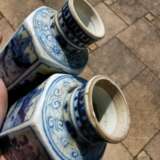 Fünf kleine blau-weiße Vasen aus dem Vung-Tau Schiffs, China, wohl Kangxi-Periode - фото 7