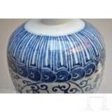Große blau-weiße Meiping-Vase, China, 20. Jhdt. - photo 5