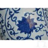 Große blau-weiße Meiping-Vase, China, 20. Jhdt. - Foto 6