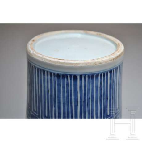 Große blau-weiße Meiping-Vase, China, 20. Jhdt. - photo 9