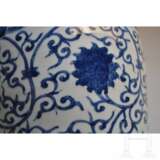 Große blau-weiße Meiping-Vase, China, 20. Jhdt. - Foto 16
