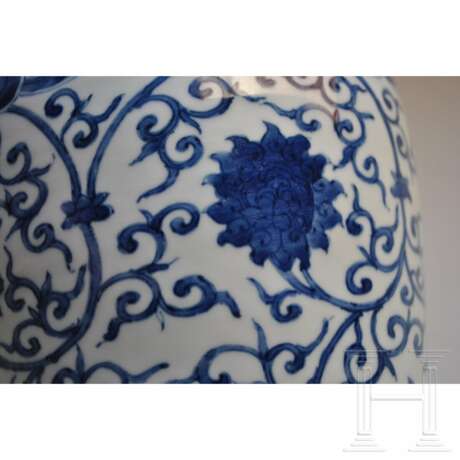 Große blau-weiße Meiping-Vase, China, 20. Jhdt. - Foto 16