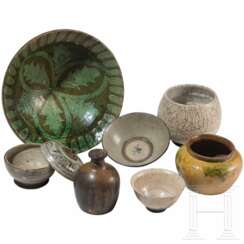 Kleines Keramikkonvolut, China/Thailand, 15. - 20. Jhdt.