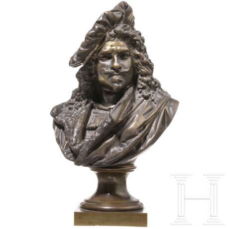 Auguste Joseph Carrier (1800 - 1875) - Bronzebüste Rembrandts, Frankreich, 19. Jhdt. - Foto 1