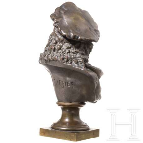 Auguste Joseph Carrier (1800 - 1875) - Bronzebüste Rembrandts, Frankreich, 19. Jhdt. - фото 3