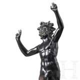 Tanzender Faun von Pompeji aus Bronze, Bildgießerei Hermann Gladenbeck, deutsch, um 1900 - Foto 5