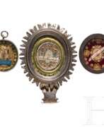 Religious items. Drei Reliquienkapseln, 18. Jhdt./datiert 1801 (eine)