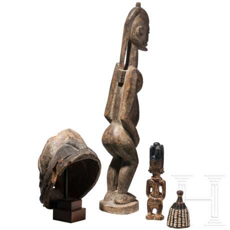 Gelede-Maske, Ibori und zwei Figuren, Nigeria/Mali, 20. Jhdt. - фото 2