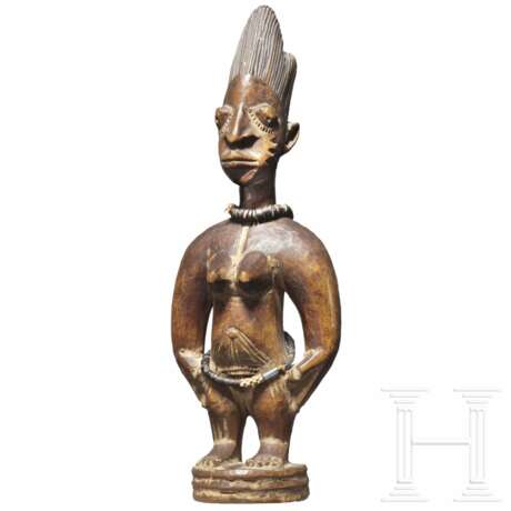 Weibliche Ahnenfigur der Joruba, Nigeria - photo 1