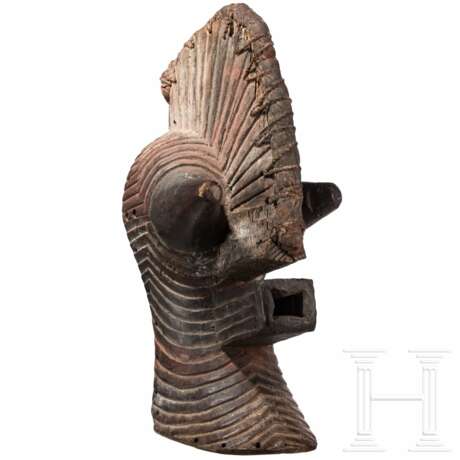 Nkisi-Zauberfigur und große Kifwebe-Maske der Songye, Kongo - photo 4