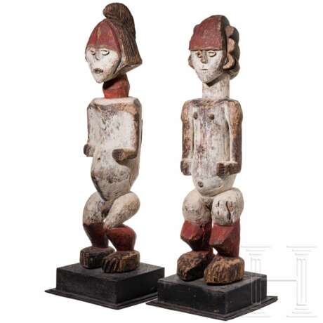 Stehendes Reliquiar-Figurenpaar der Kota (Mbete), Gabun/Kongo - photo 2