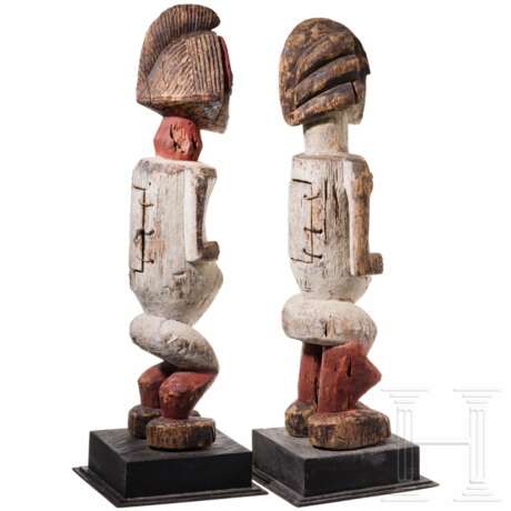 Stehendes Reliquiar-Figurenpaar der Kota (Mbete), Gabun/Kongo - Foto 3