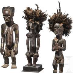 Drei Figuren der Fang, Gabun/Kamerun