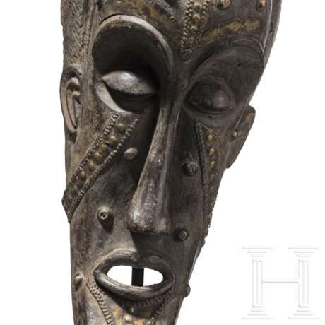 Reliquiarsdeckel mit Aufsatz sowie Maske, Fang Ngumba/Senufo, Gabon/Kamerun/Mali - Foto 6