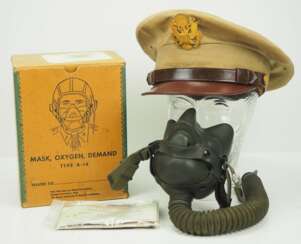 USA: Oyxgen Mask A-14 (1944) in Originalverpackung.