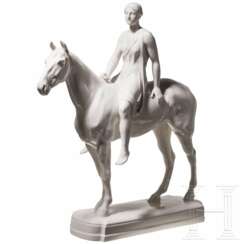 Amazone zu Pferd, Louis Tuaillon, 1890 - 1895 (Entwurf), KPM, 1924