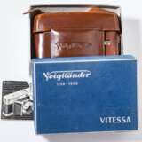 Voigtländer-Vitessa-Messsucher-Kamera mit Bereitschaftstasche, Verkaufskarton und Bedienungsanleitung - фото 7